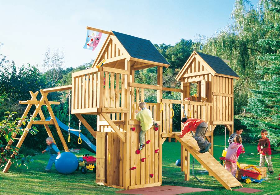 Sicherer Spielplatz Im Eigenen Garten